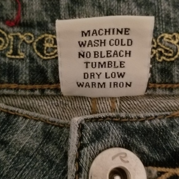 Request Embroidered Studded Jeans Size 26 - Picture 4 of 8